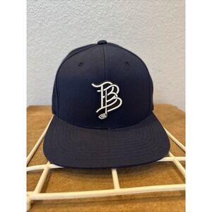 Branded Bills Bare Classic Snapback Navy Wool Blend Hat‎